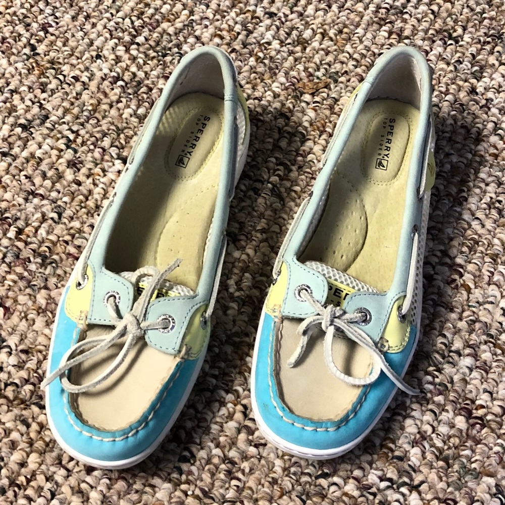 Sperry Angel Fish Turquoise Boat Shoe